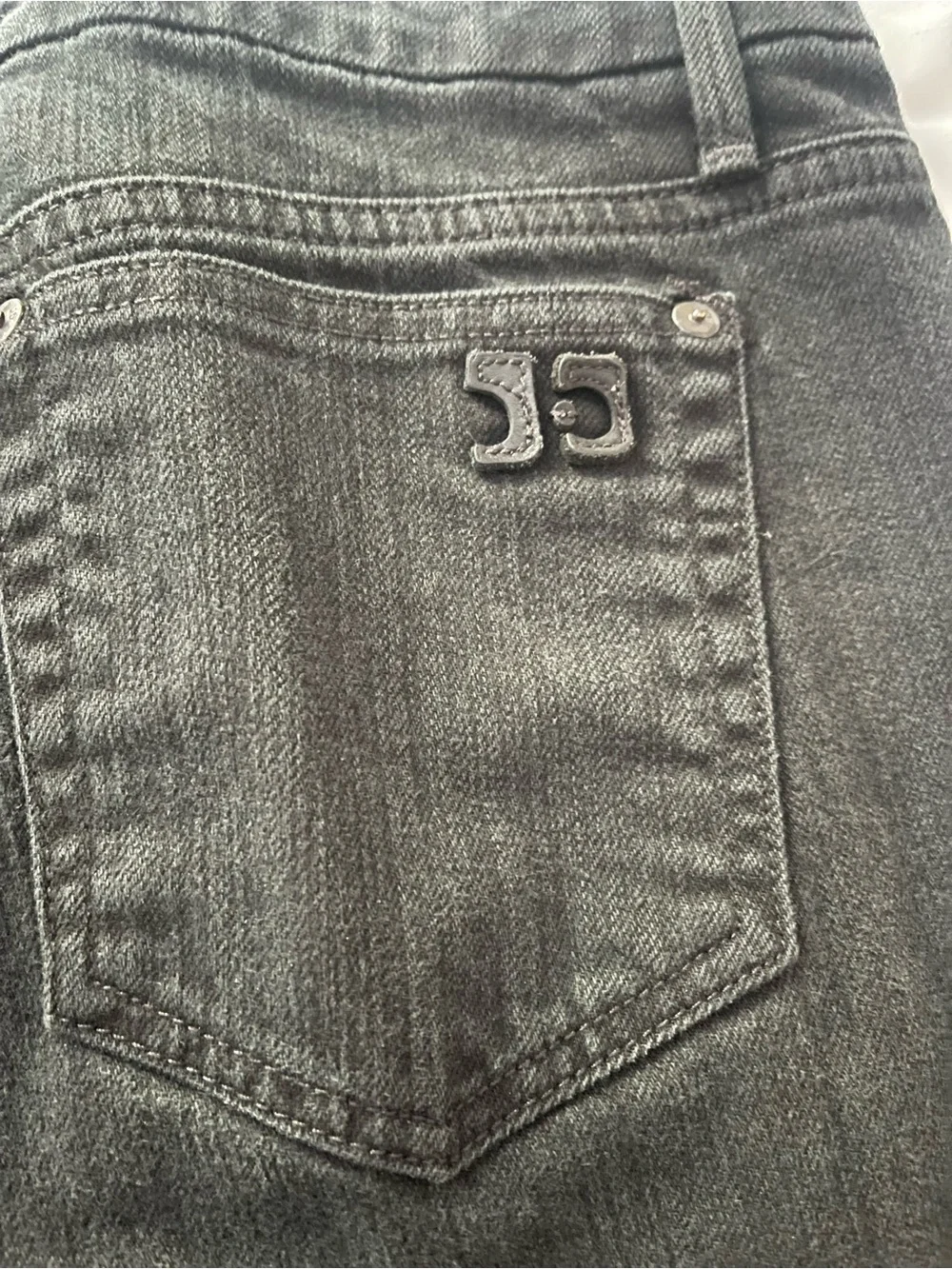 Joes Jeans Black Denim Keith Wash Boot Cut Size 31 Faded Cowgirl Y2K Vibes